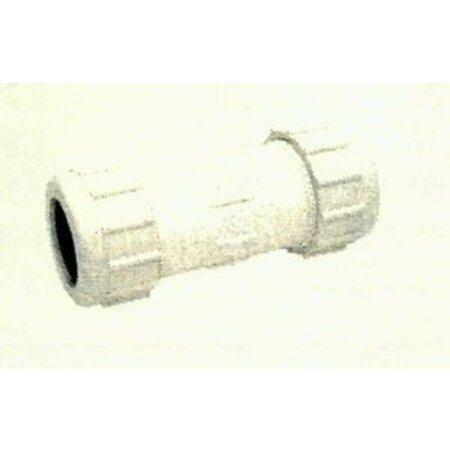 SMITH-COOPER Coupling, Compress 1-1/2 in. Pvc 2946218